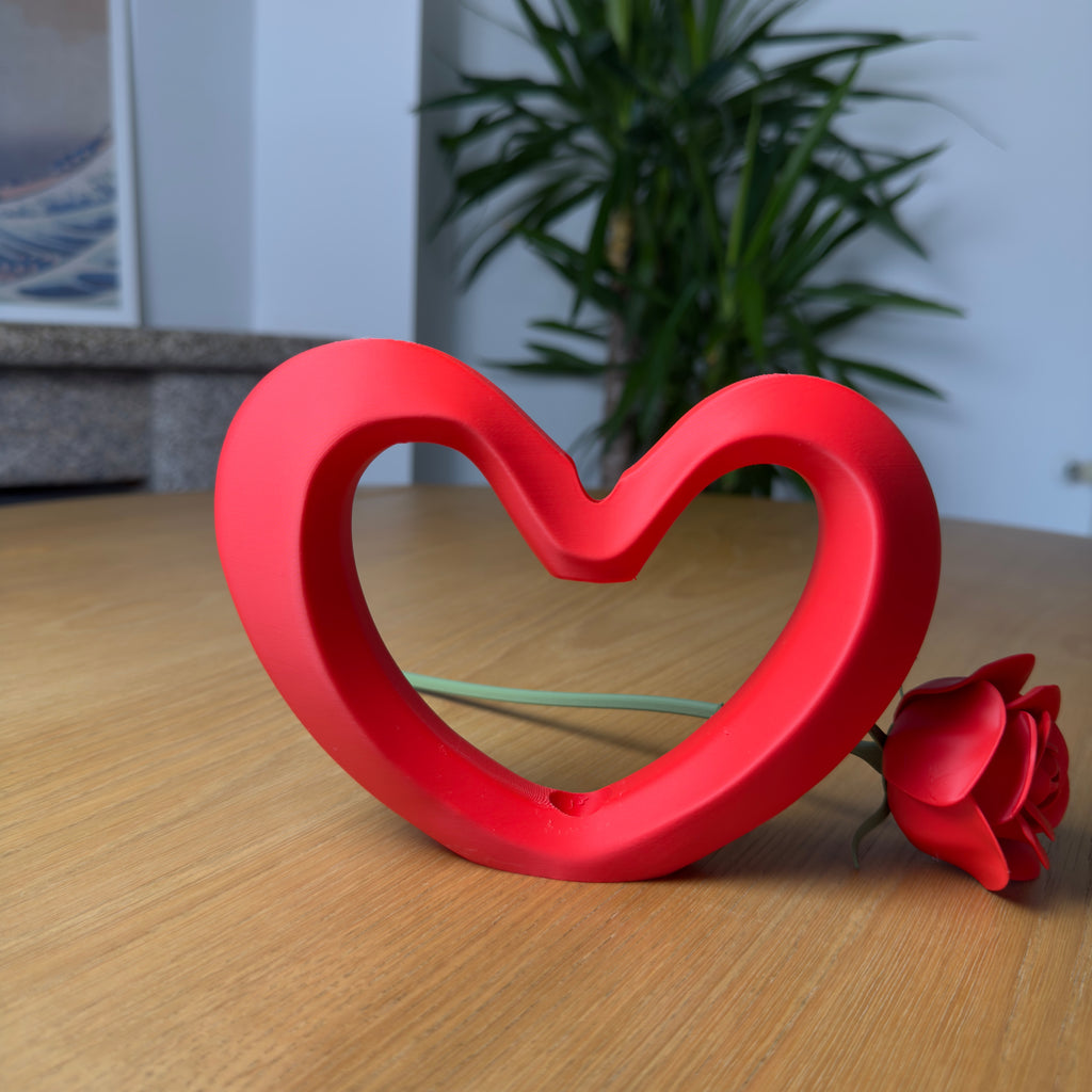 Valentine's Day Heart Vase